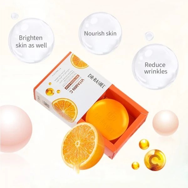 DR.RASHEL Vitamin C Whitening Deep Cleansing Even Skin Tone Soap - 1545