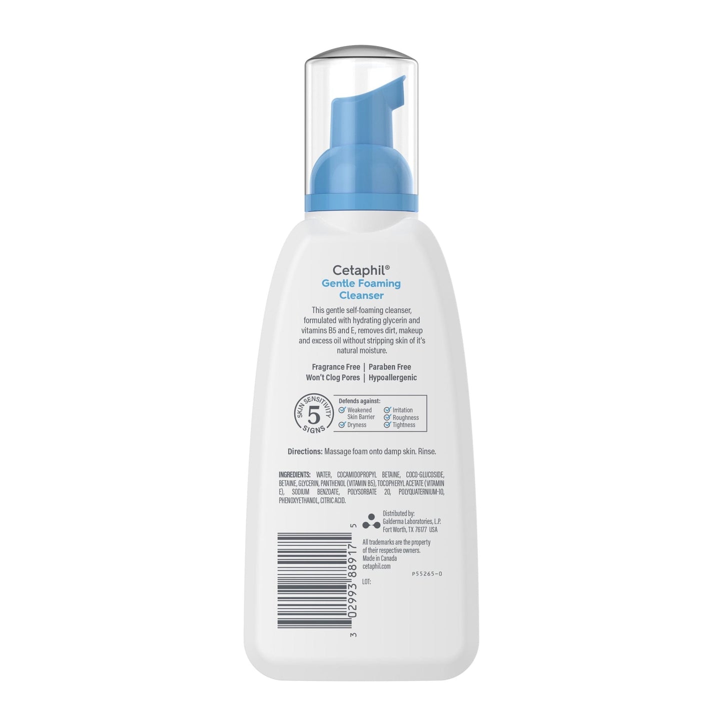 Cetaphil - Gentle Foaming Cleanser - For All Skin Types - 236 ml