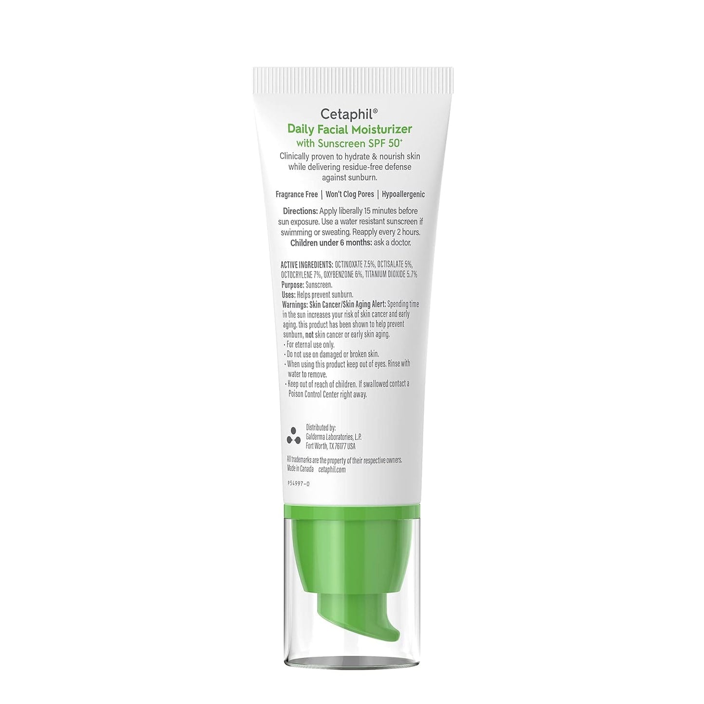 CETAPHIL Daily Facial Moisturizer SPF 50 + 1.7 Fl Oz