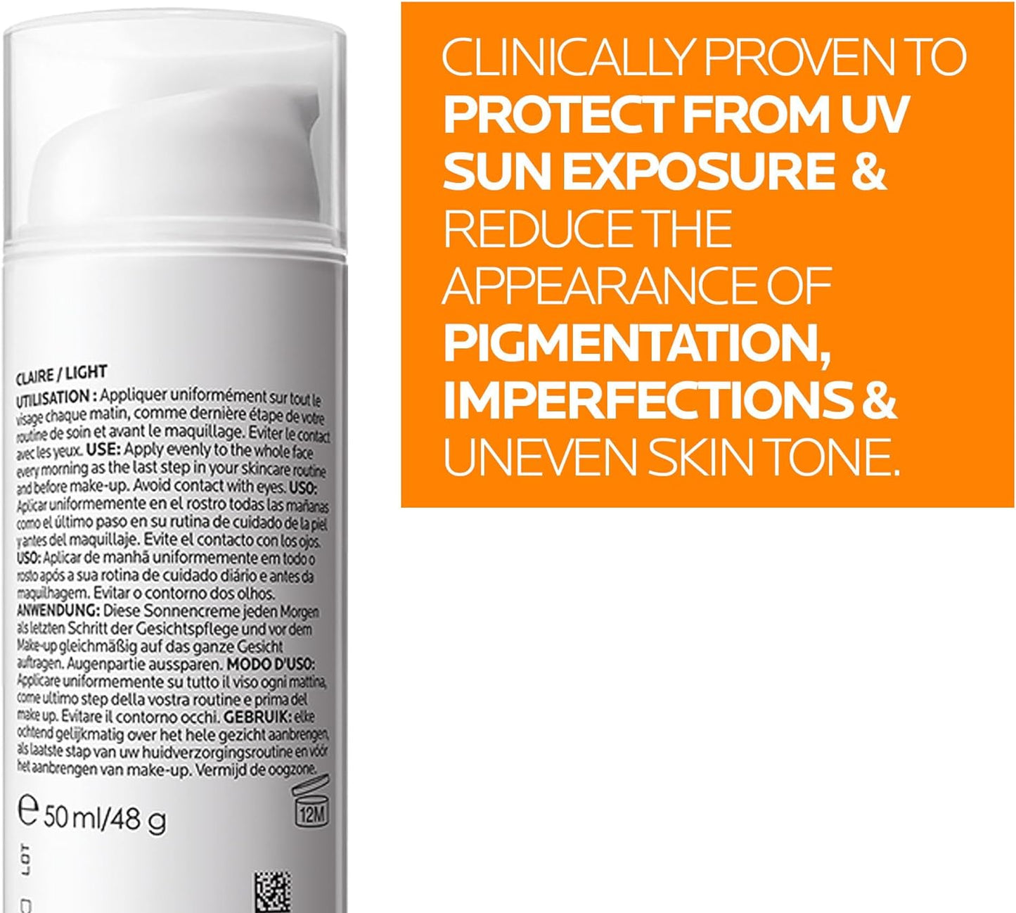 ANTHELIOS PIGMENT CORRECT unifie le teint SPF50+ #light 50 m