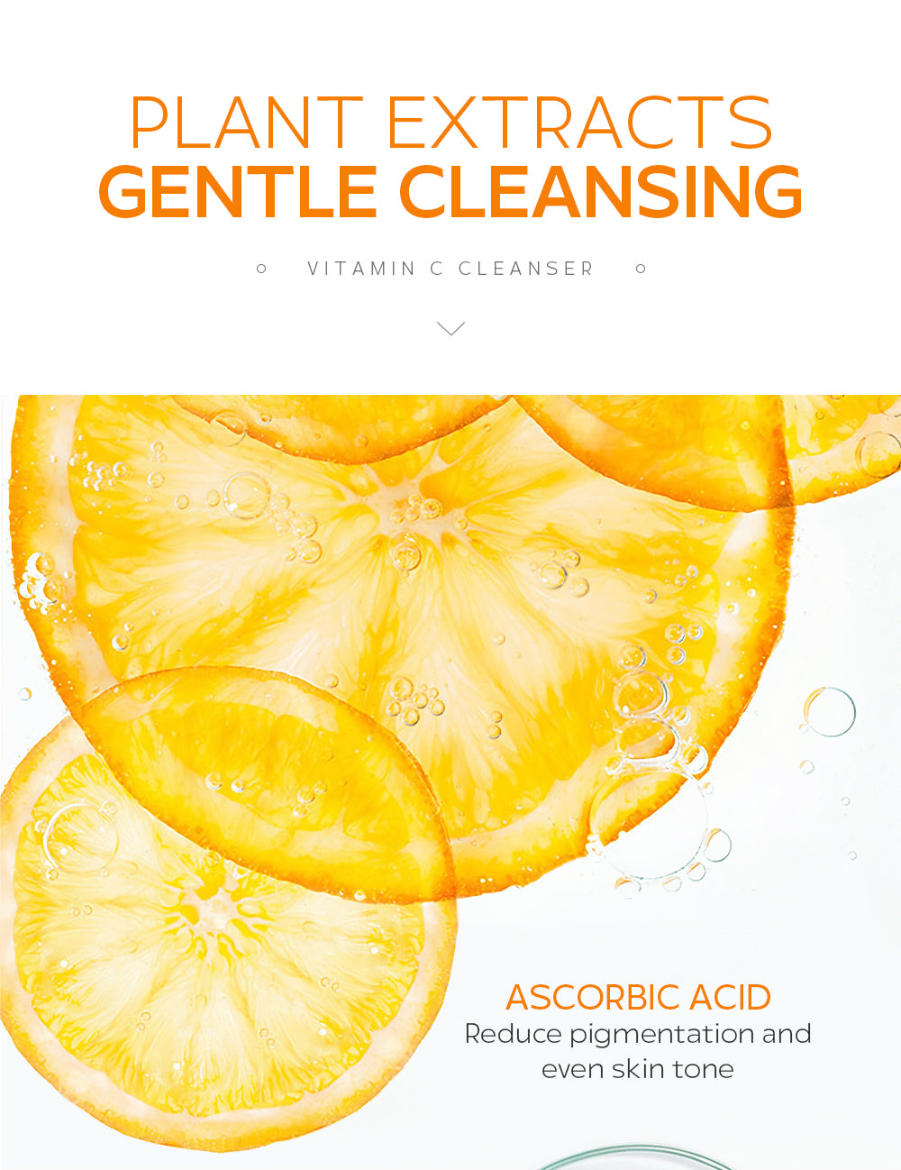 Cross-border LAIKOU Vitamin C Facial Cleanser 40g (color box) Facial Cleansing Care Cleanser