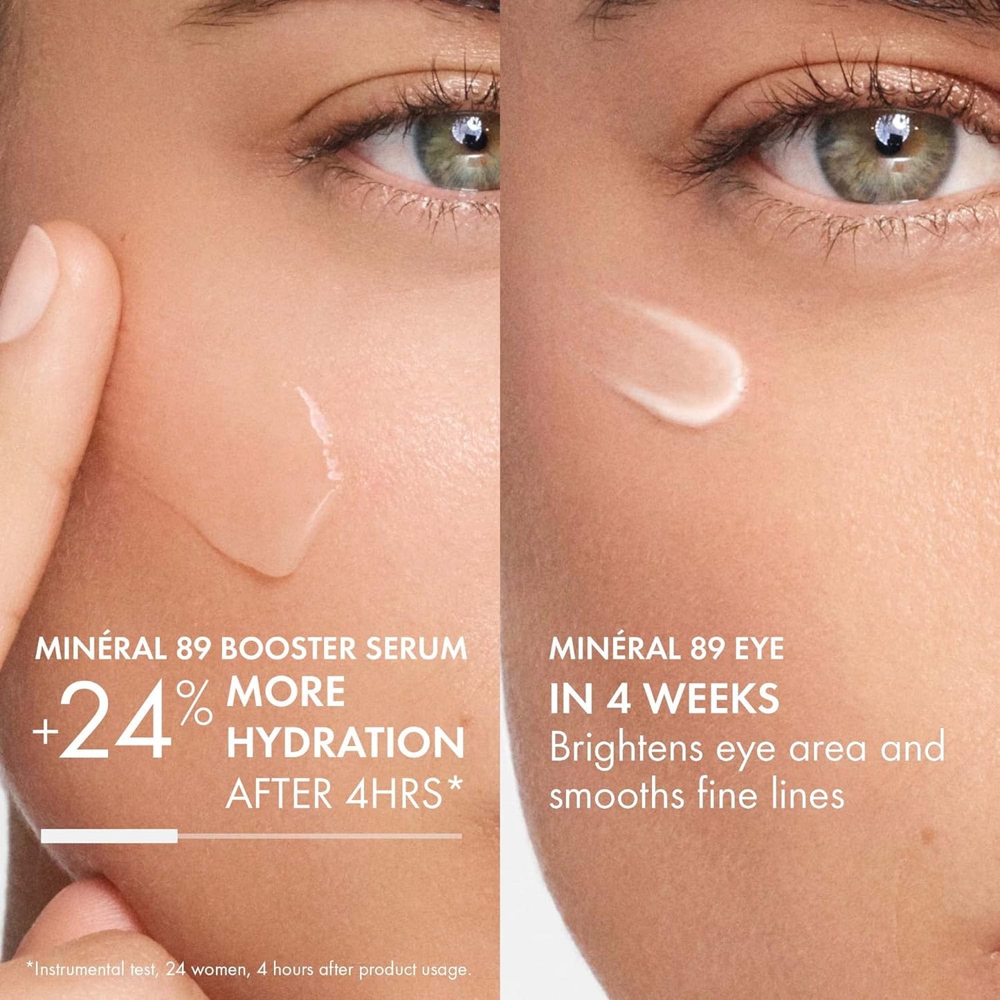 Vichy Mineral 89 Fortifying & Hydrating Daily Skin Booster | Pure Hyaluronic Acid Serum For Face | Plumps & Hydrates | Repairs Skin Barrier| Lightweight Moisturizing Gel | Fragrance Free & Oil-Free
