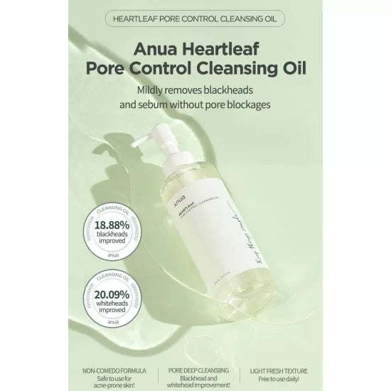 Anua Heartleaf Pore Control Cleansing Oil 200ml 6.76 fl oz