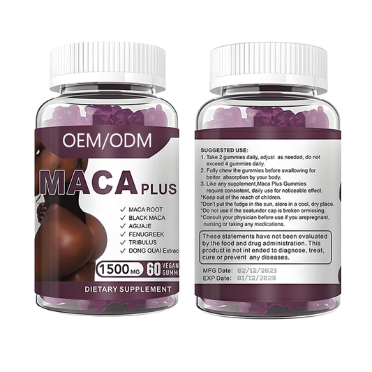 Maca Plus Vegan Gummies – 1500mg (60 Gummies)