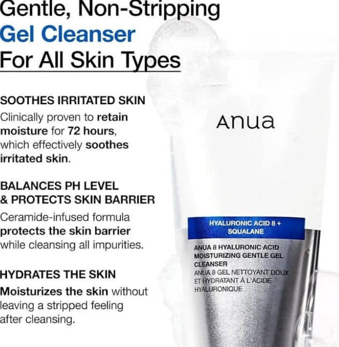 Anua Hyaluronic Acid + Squalane Cleanser