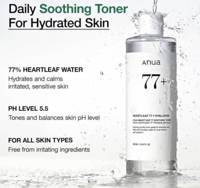 Anua Heartleaf 77+ Soothing Toner: