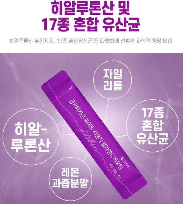 BOTO Glutathione White Small Molecule Collagen C Biotin: