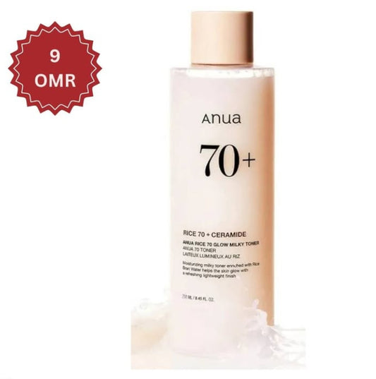 Anua Rice 70+ Ceramide Glow Milky Toner