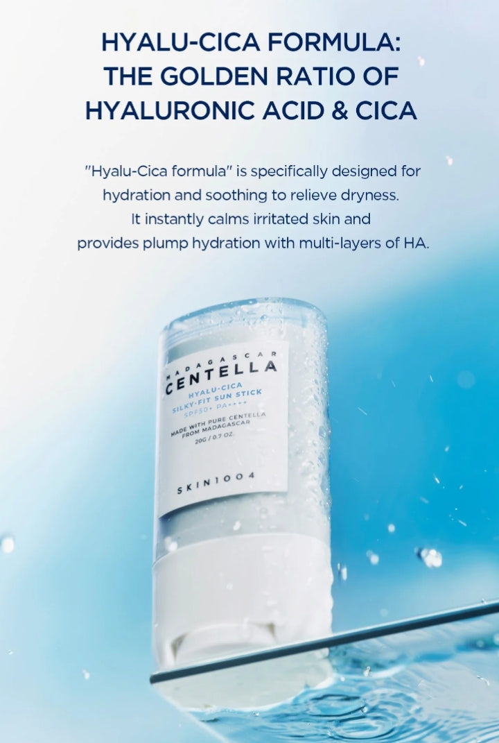 SKIN1004 Madagascar Centella Hyalu-Cica Silky-Fit Sun Stick