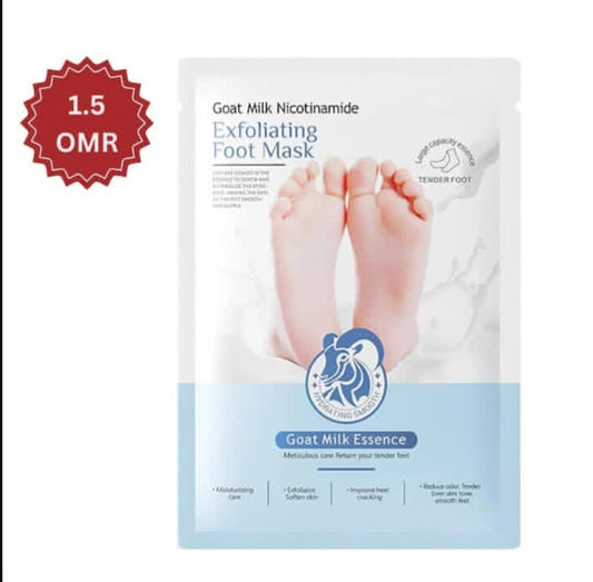 Goat Milk Nicotinamide Exfoliating Foot Mask