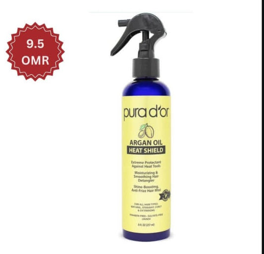 PURA D'OR Argan Oil Heat Shield Protectant Spray