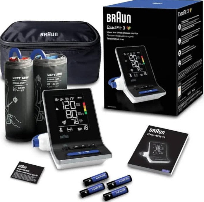 Braun ExactFit 3 Upper Arm Blood Pressure Monitor
