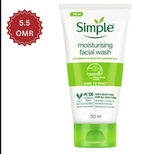 Simple Moisturising Facial wash