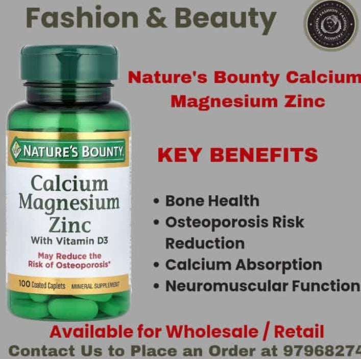 Nature’s Bounty Calcium Magnesium Zinc with Vitamin D3