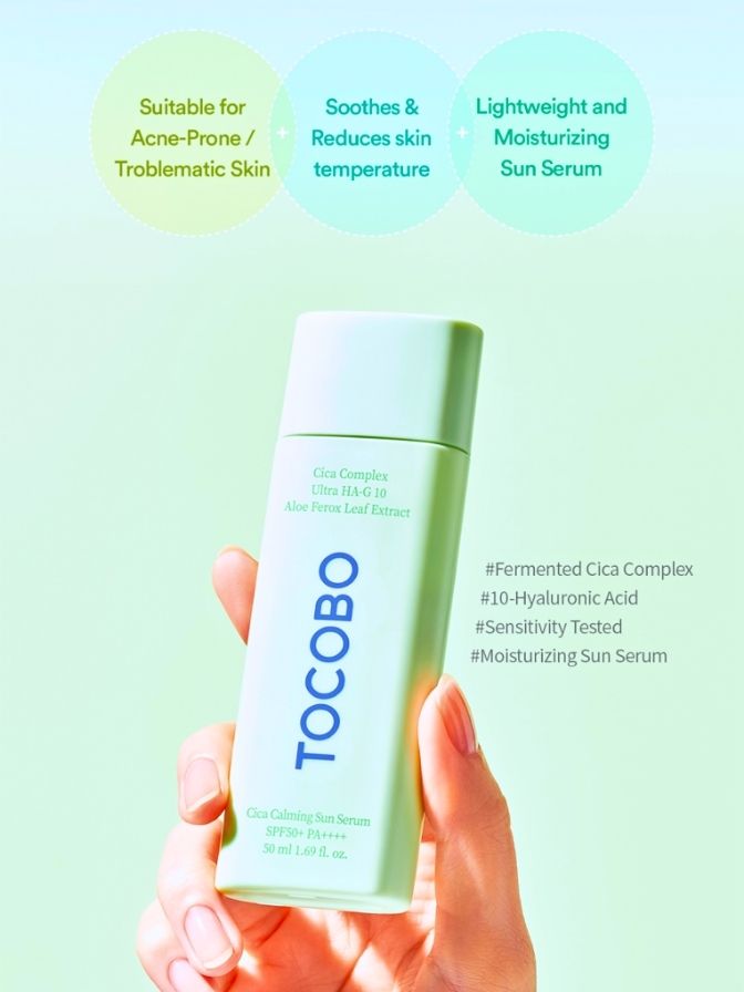 TOCOBO Cica Calming Sun Serum